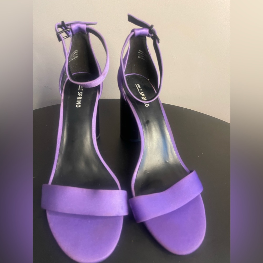 Call it Spring purple heels size 11